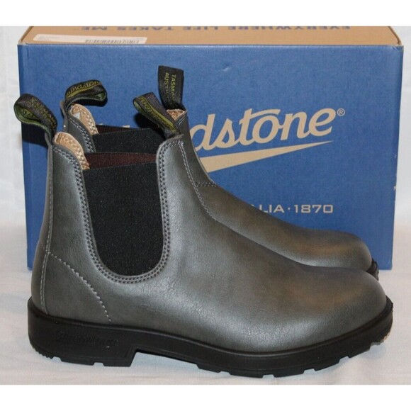 Blundstone Women's Vegan Leather Chelsea Boots Style‎ 1977 Gray NEW IN BOX